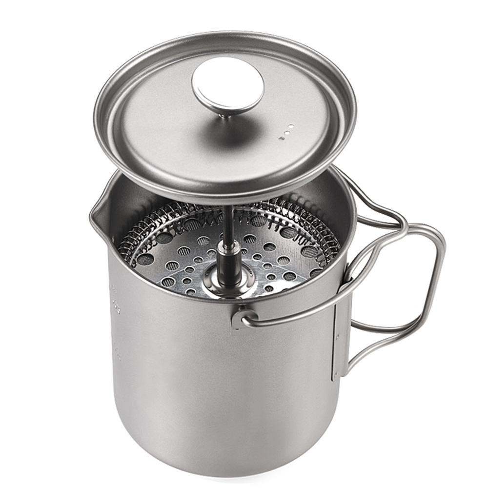 Coffee Equipment For Camping - Lixada-taza de café de titanio de