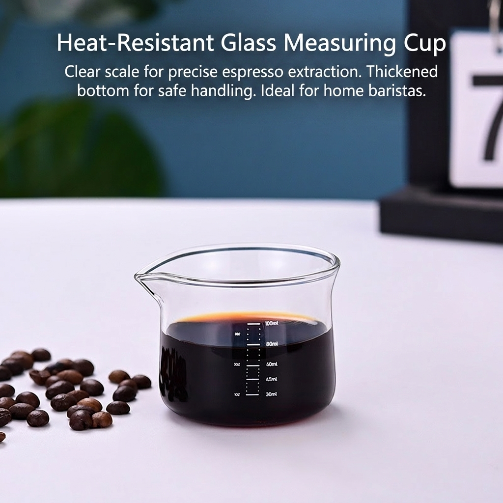 Vaso Medidor de Vidrio de Boro - Espresso Shot Glass reseña y precio
