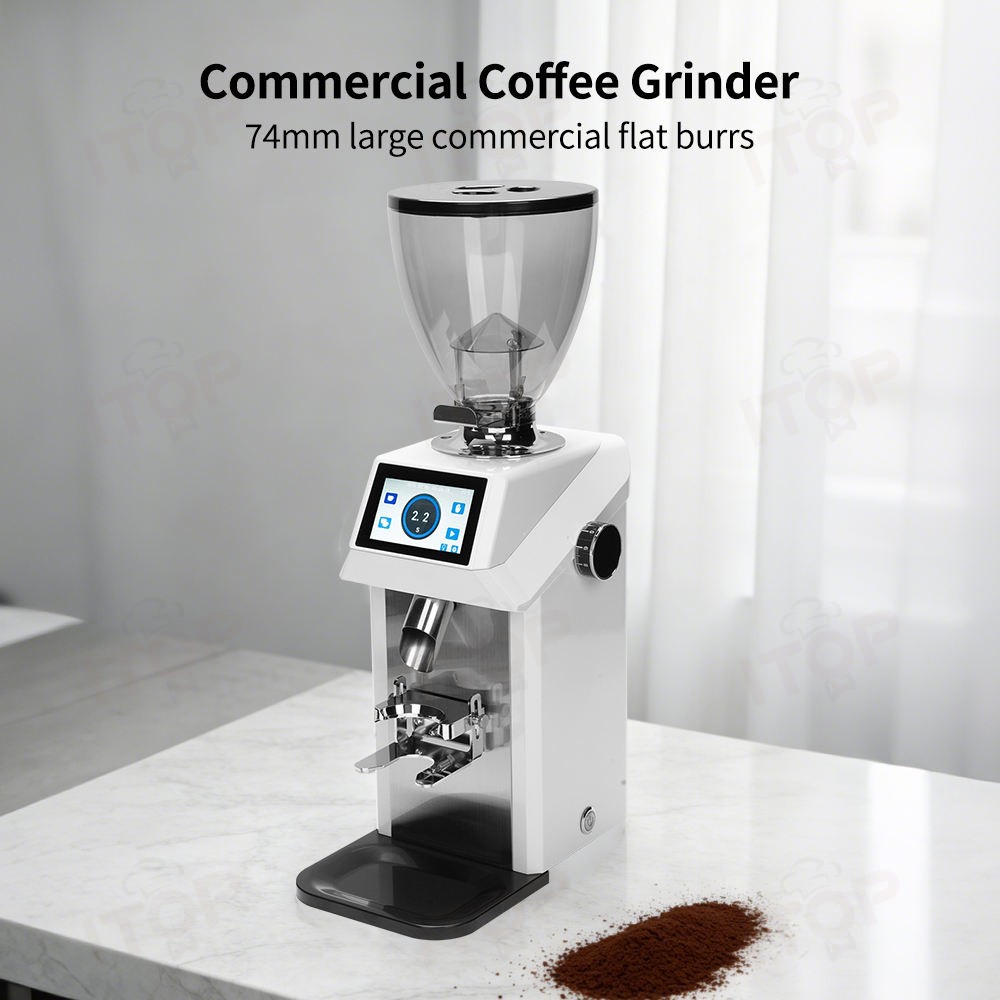Molinillo de café eléctrico IT - Coffee Grinder Burr Flat reseña y precio