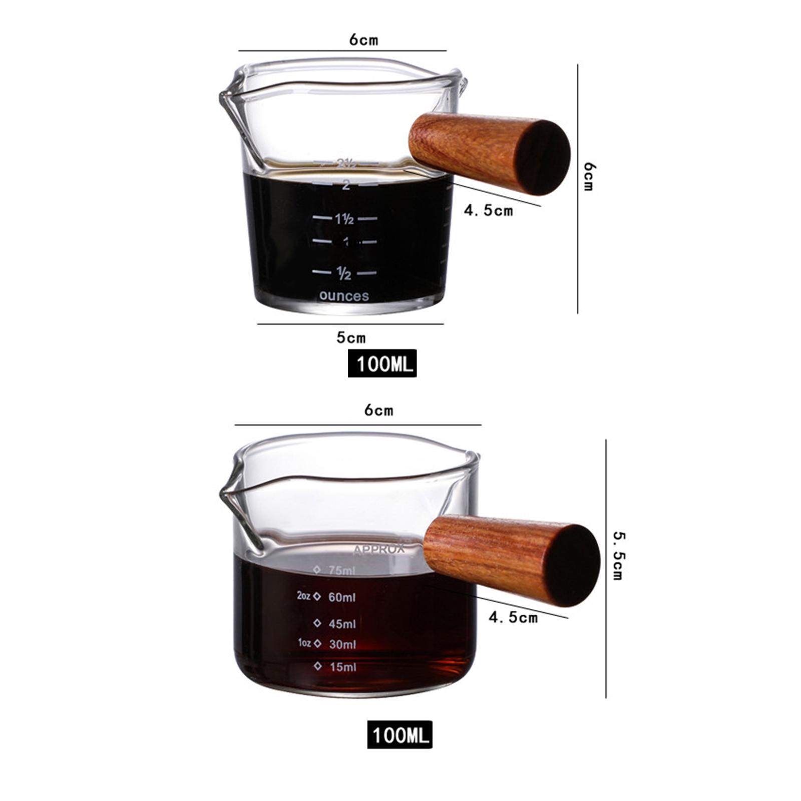 Taza medidora de doble boquill - Espresso Shot Glass reseña y precio