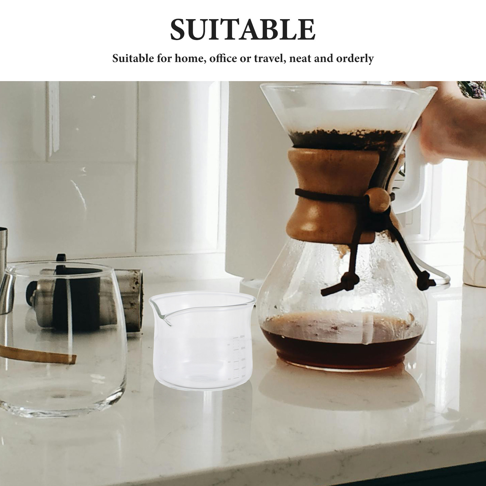 Vaso medidor de vidrio para es - Espresso Shot Glass reseña y precio