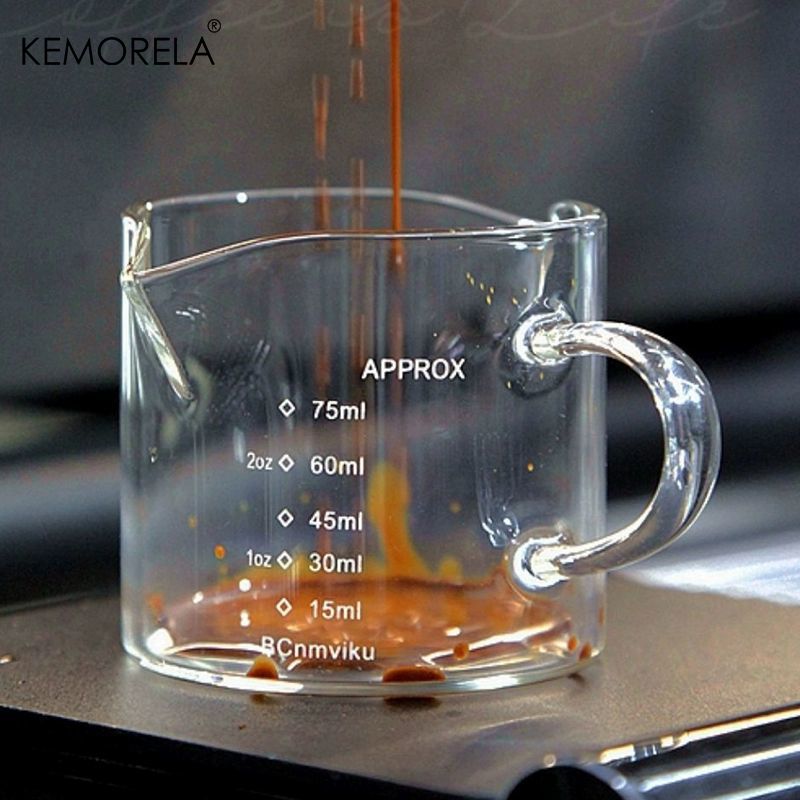 Taza medidora de vidrio con as - Espresso Shot Glass reseña y precio