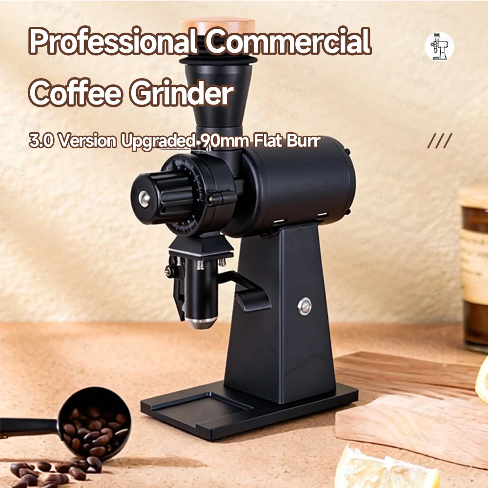 Molino de Café CAFOVO G290F co - Coffee Grinder Burr Flat reseña y precio
