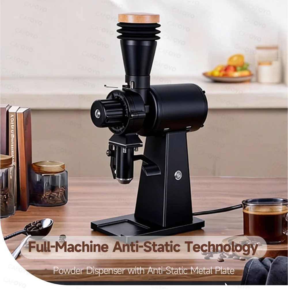 Molino de Café CAFOVO G290F co - Coffee Grinder Burr Flat reseña y precio